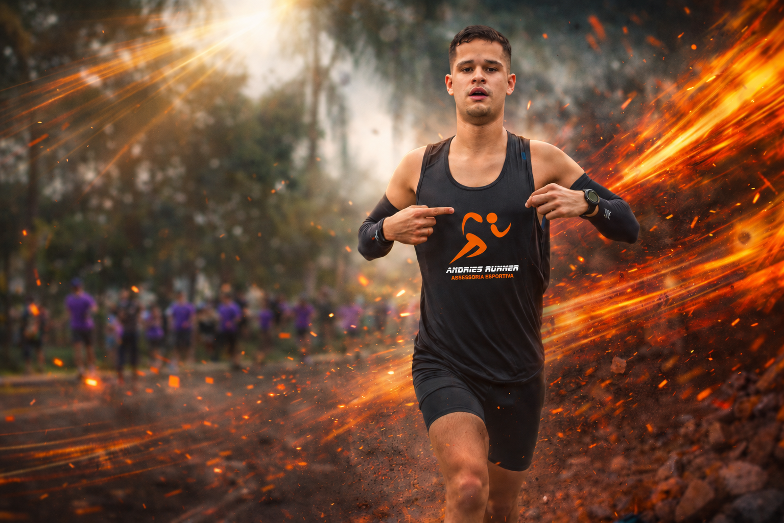 Andries Runner correndo