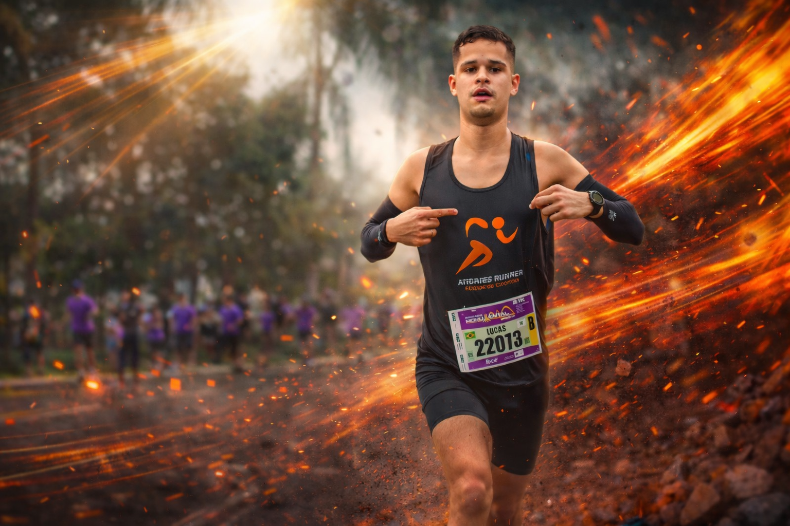 Andries Runner correndo